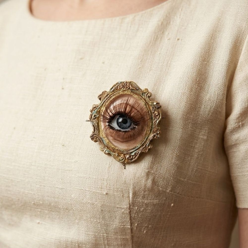 PG Eye Brooch