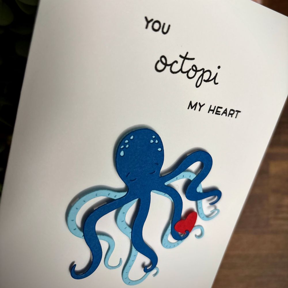 Octopus Love Greeting Card