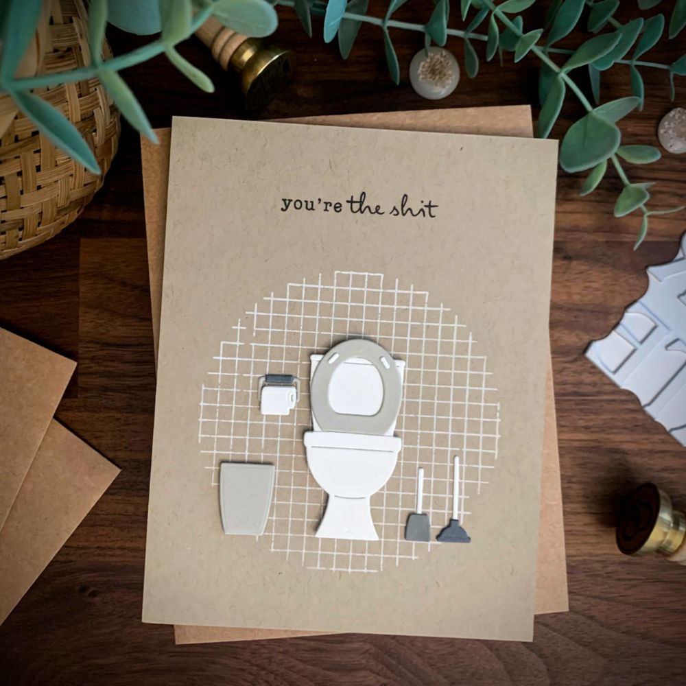 Toilet Greeting Card - Compliment (Any Occasion)