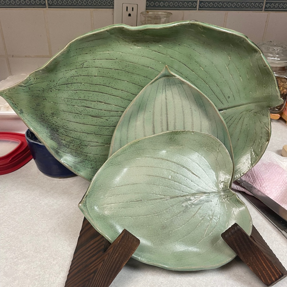 Plate Leaf "Hosta"