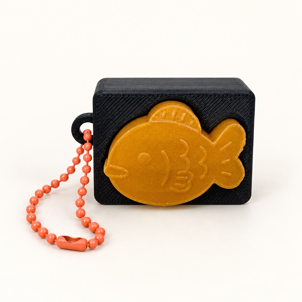 Taiyaki Fish Clicker Keychain