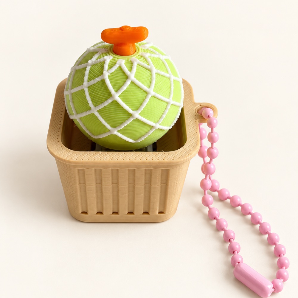 Melon Clicker Keychain