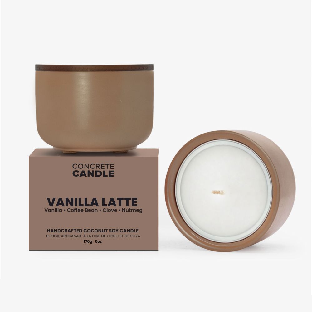 Vanilla Latte Refillable Candle