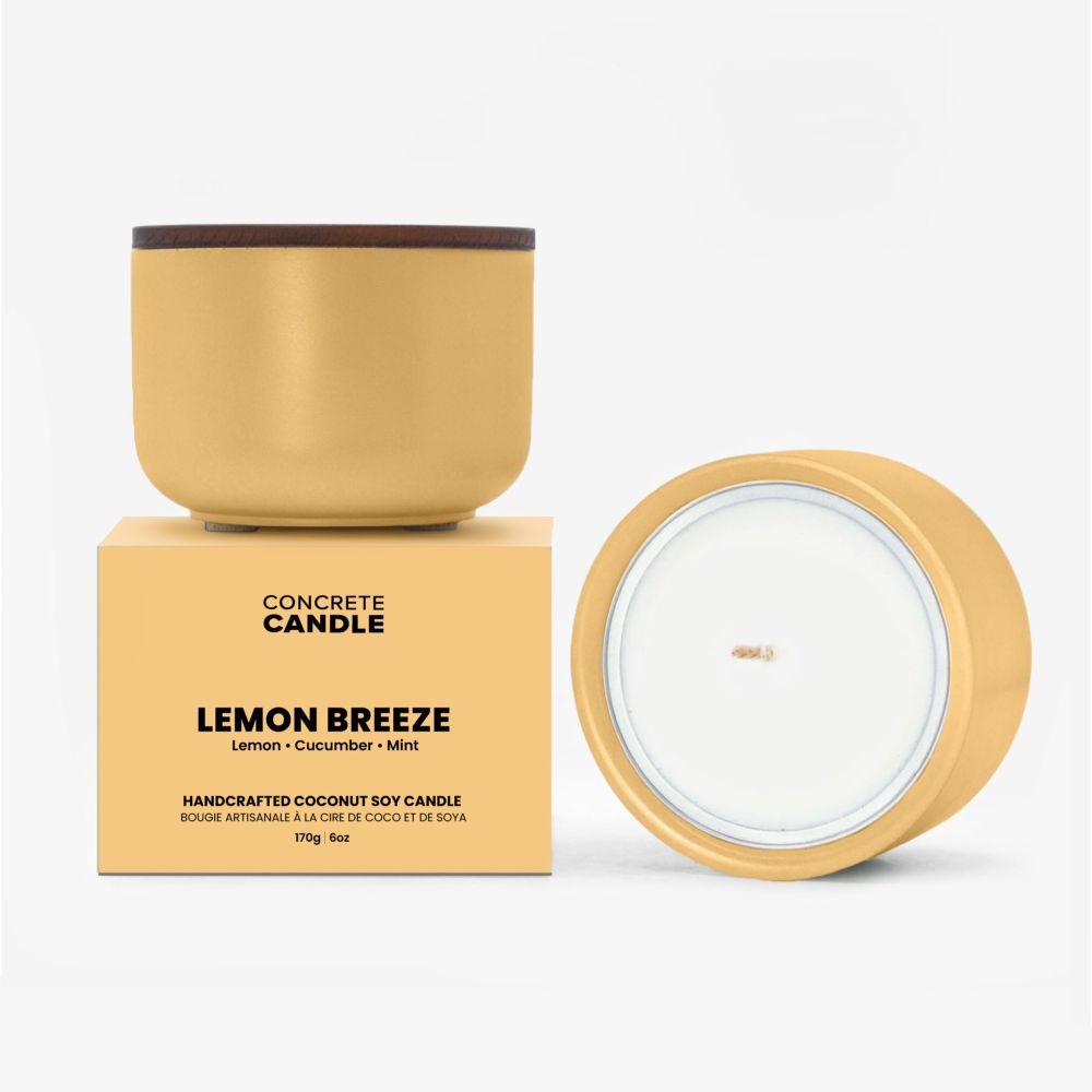 Lemon Breeze Refillable Candle