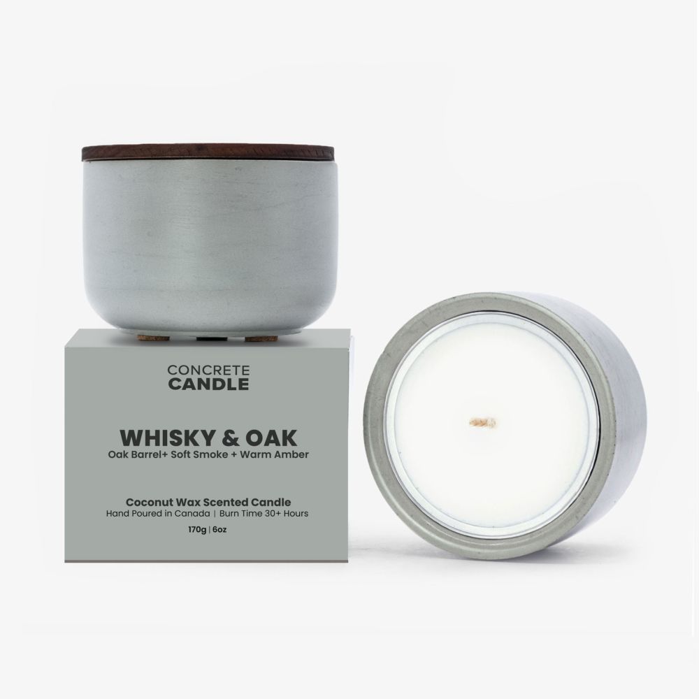 Whisky & Oak Refillable Candle