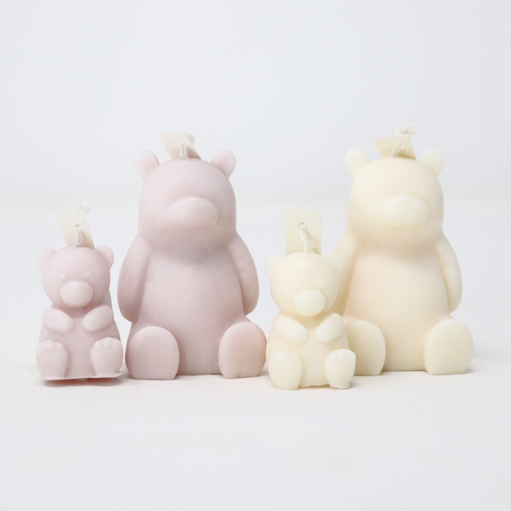 Monami Teddy Bear Candle
