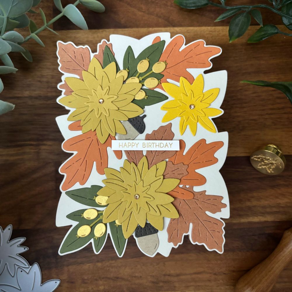 Fall Foliage Shaped Card (All-Occasion)