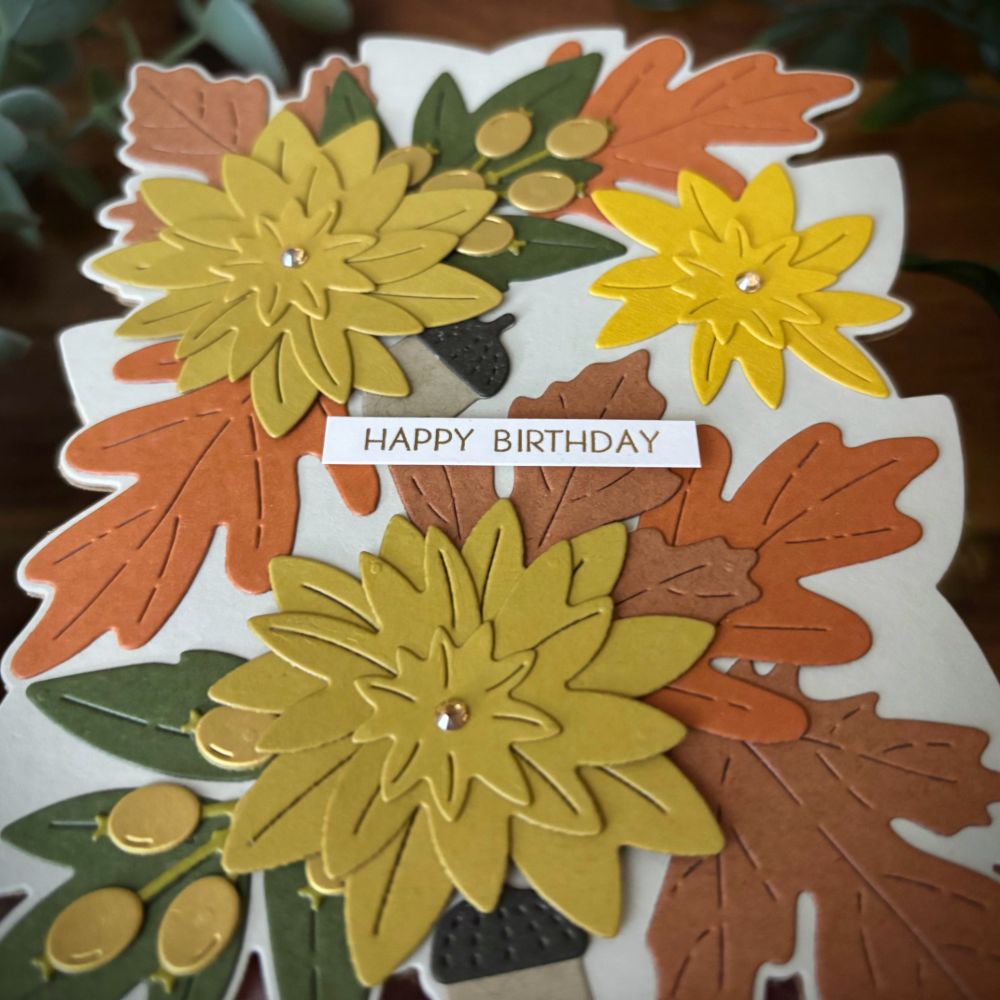 Fall Foliage Shaped Card (All-Occasion) — photo 4
