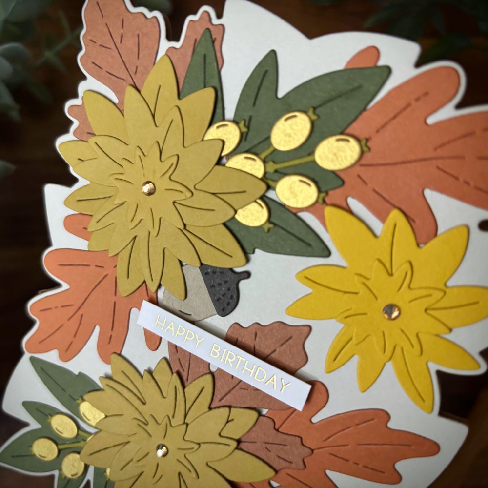Fall Foliage Shaped Card (All-Occasion) — photo 5