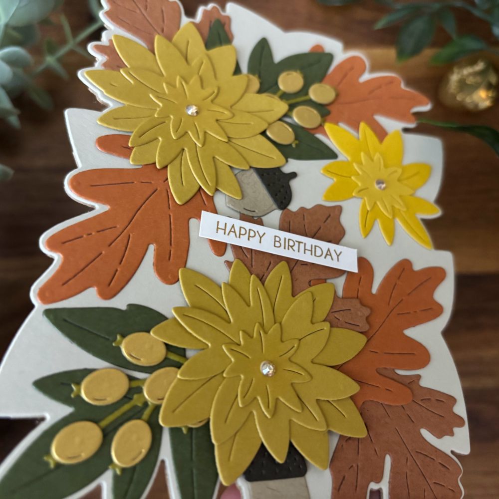 Fall Foliage Shaped Card (All-Occasion) — photo 6